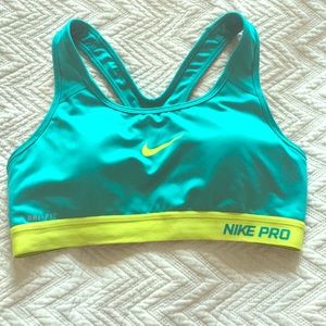 Nike dri-fit sports bra, size medium
